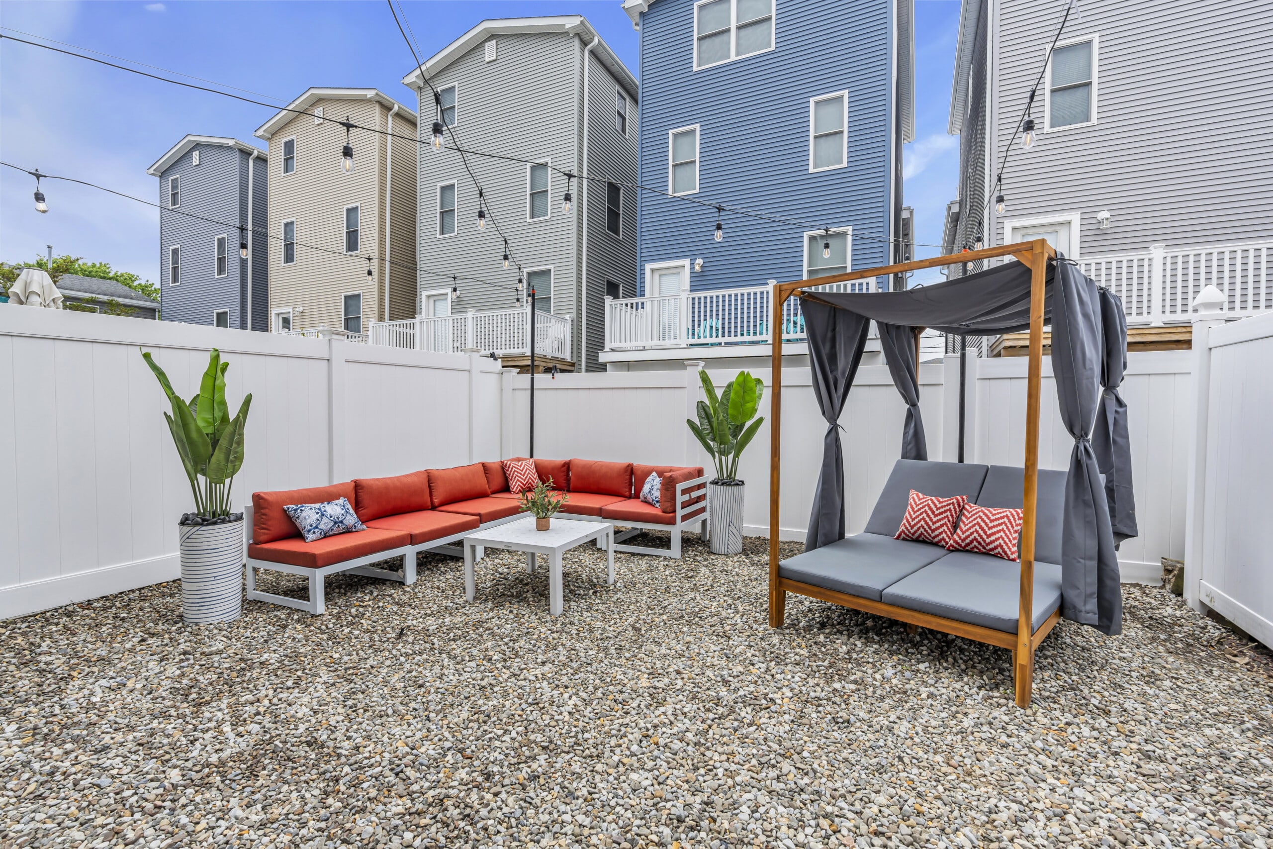 Inviting beachside home featuring modern furnishings, airy layout, and a peaceful Jersey Shore vibe.