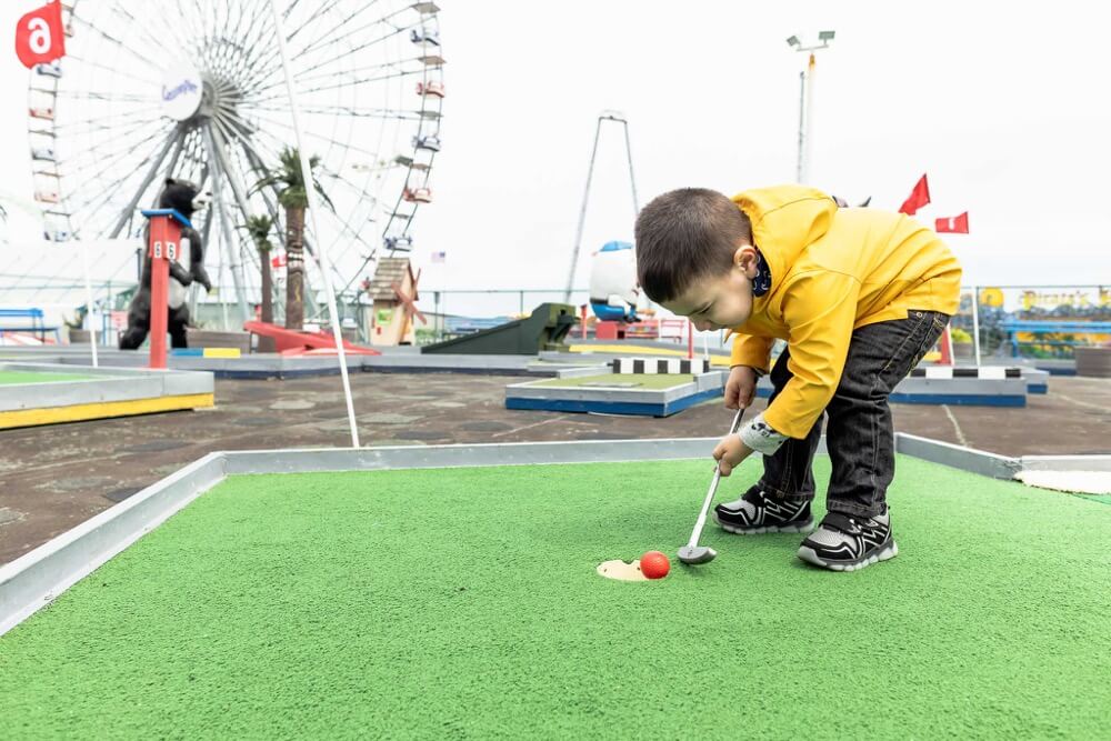 casino pier breakwater beach mini golf rooftop