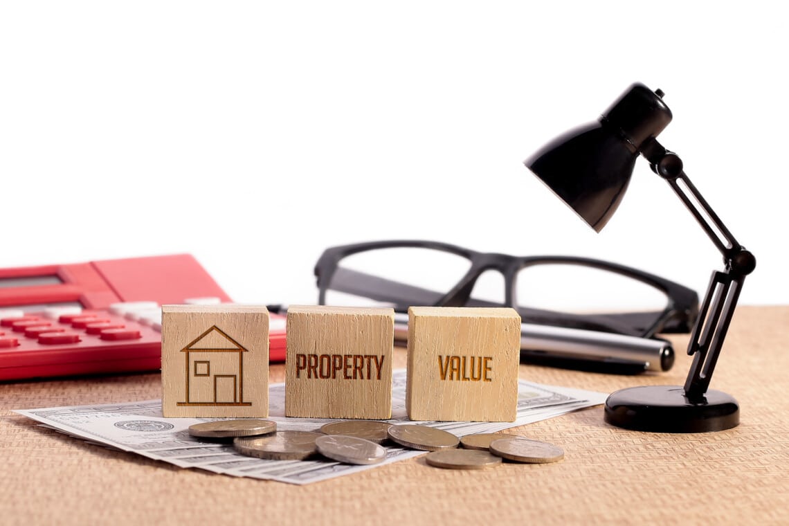 close up objects table against white background