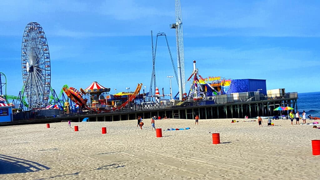 Seaside Heights Casino Pier with Hydrus in background